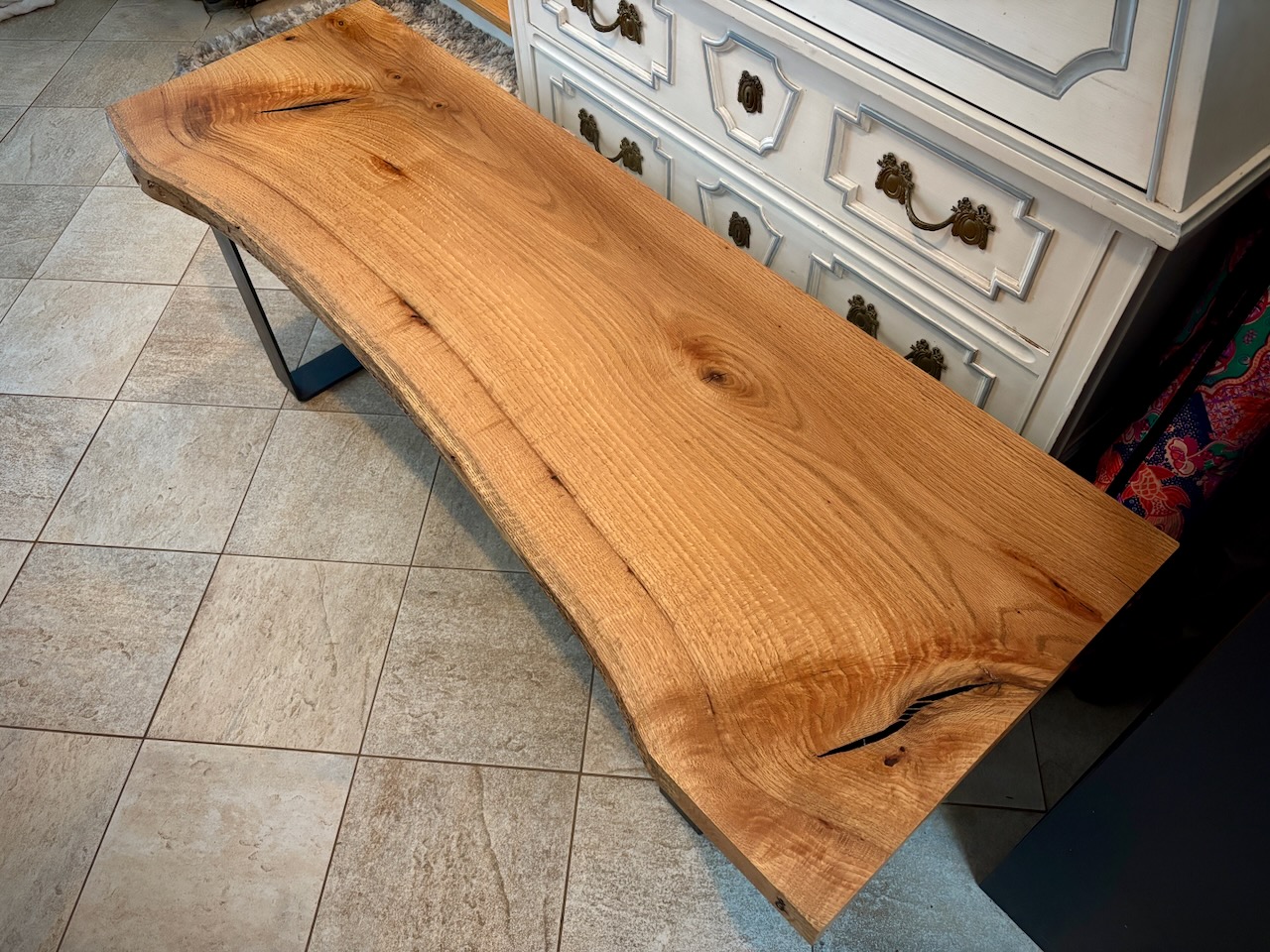Oak_Bench_Live_Edge Picture IMG_2092