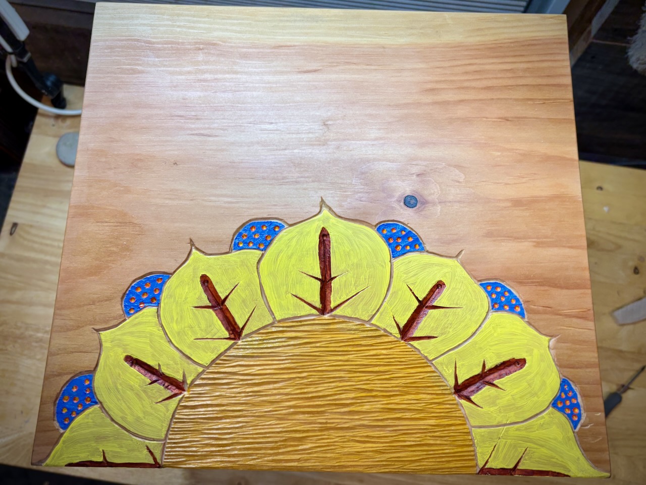 Carved_Pine_Pantry_Box Picture IMG_2465