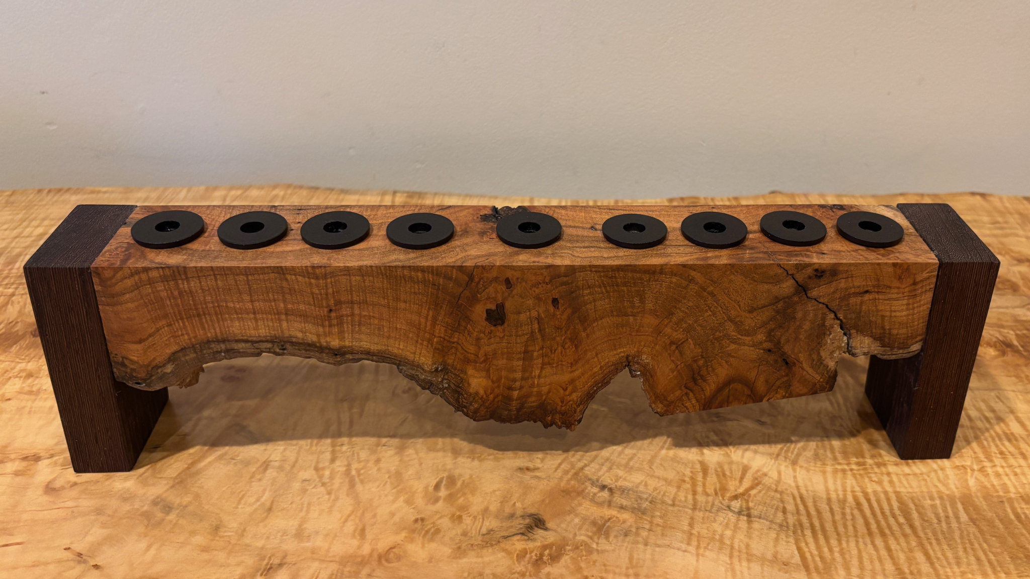 Red_Maple_Wenge_Menorah Picture IMG_1972