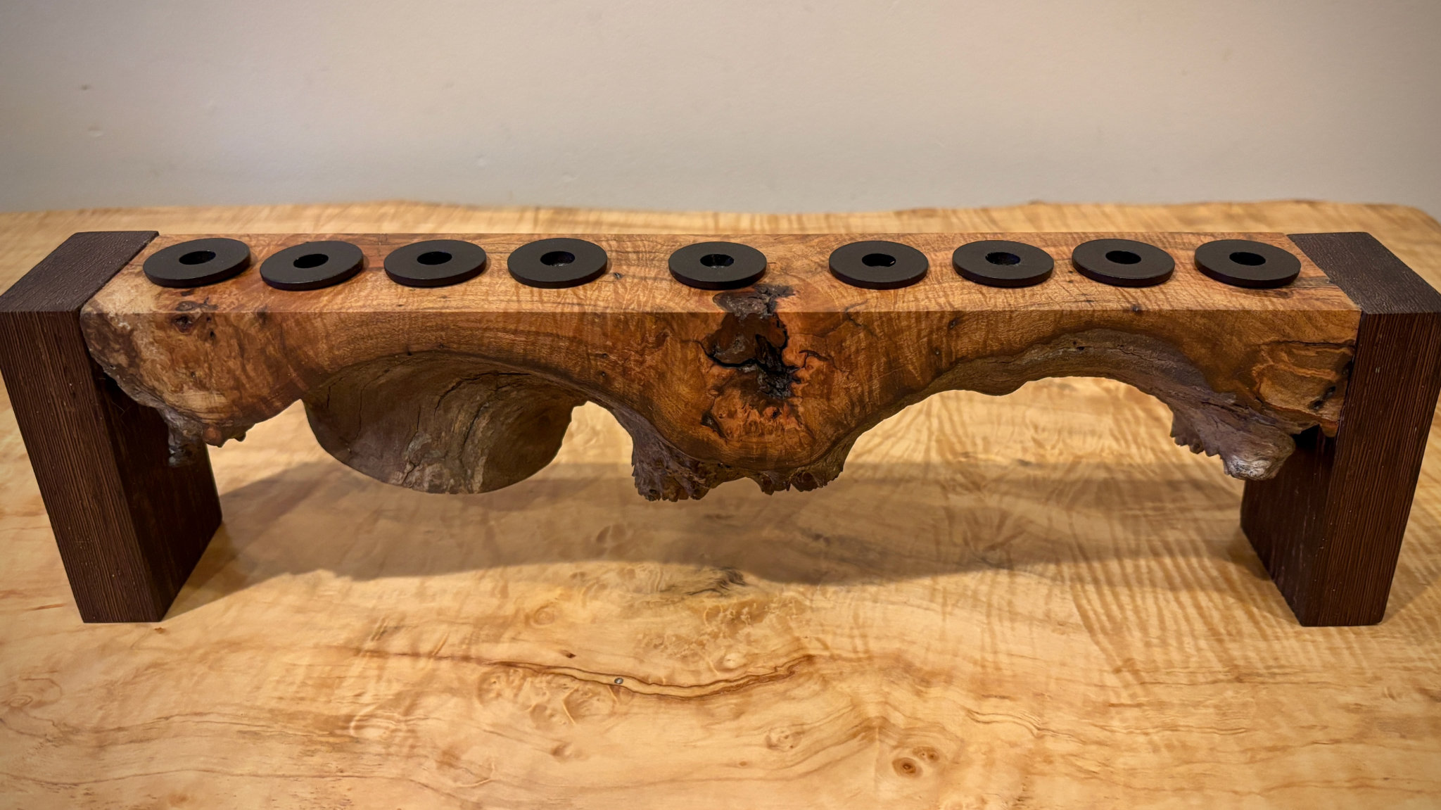 Red_Maple_Wenge_Menorah Picture IMG_1973