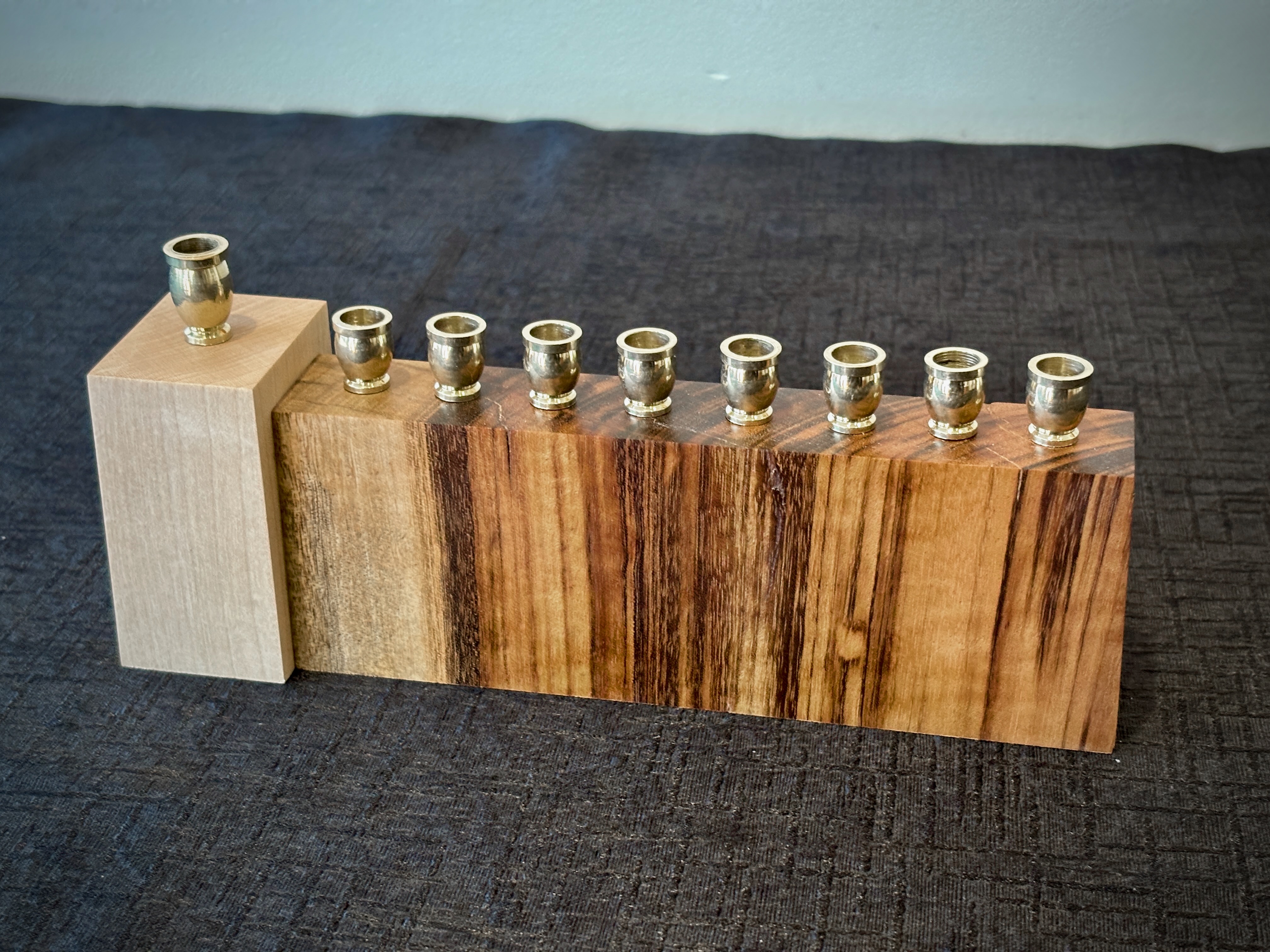 Tigerwood_Menorah Picture IMG_1888