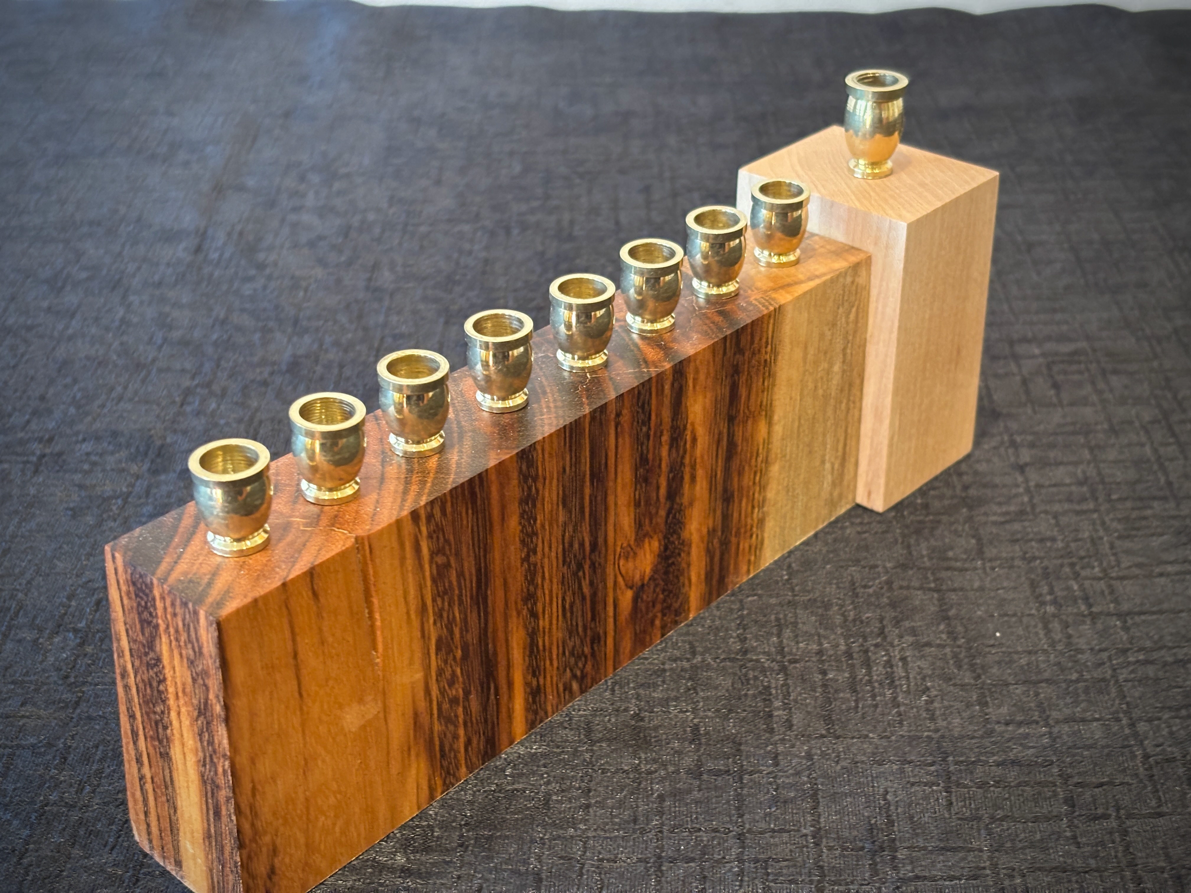 Tigerwood_Menorah Picture IMG_1891